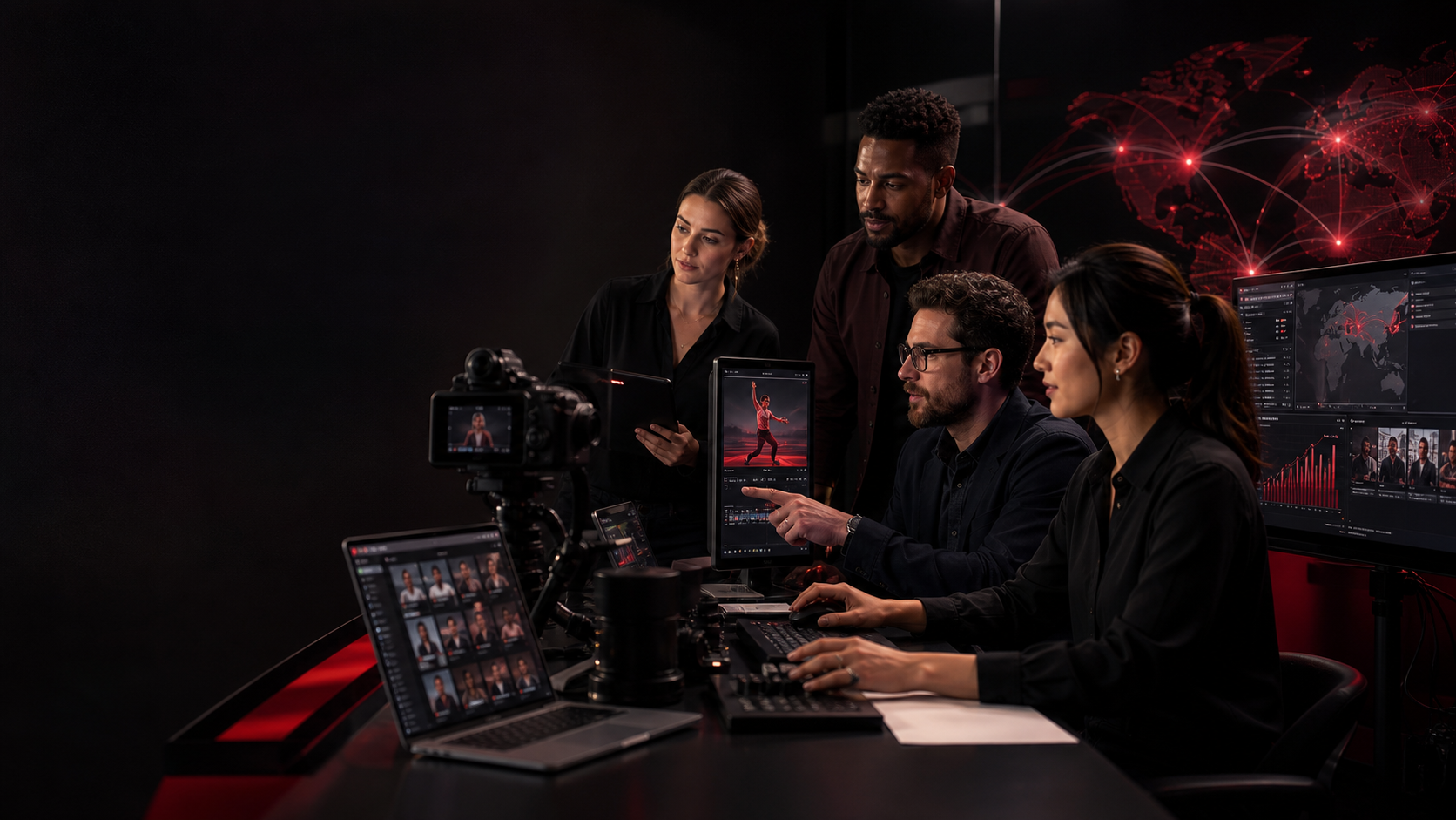 International media professionals operating a global creator marketing workflow