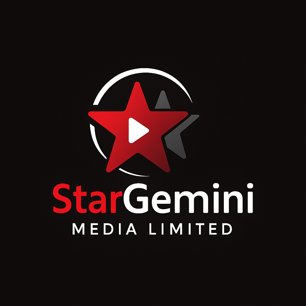双子星媒 StarGemini Media Limited official logo